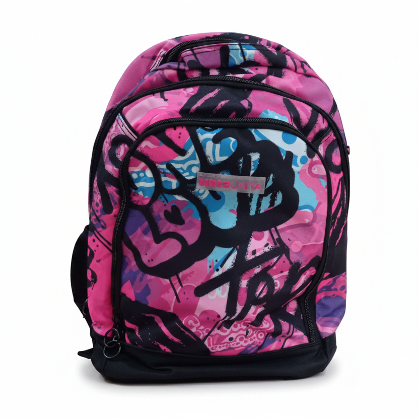 Zaino Dream Tinta Unita Teen 2024/25 Girl Fantasy Rosa – 28L, 39x23x44 cm