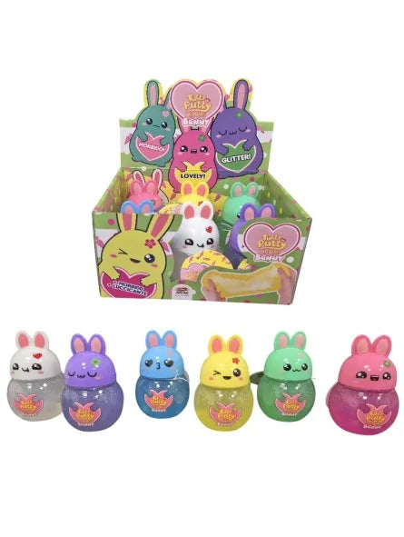Slime Tutty Putty Kawaii Bunny – Pasta Modellabile Crystal Glitterata e Profumata