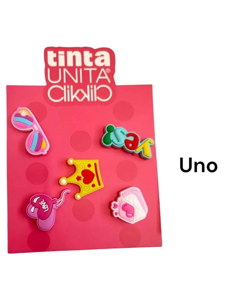 Tinta Unita Click: set da 5 PINS per personalizzare prodotti della linea Click