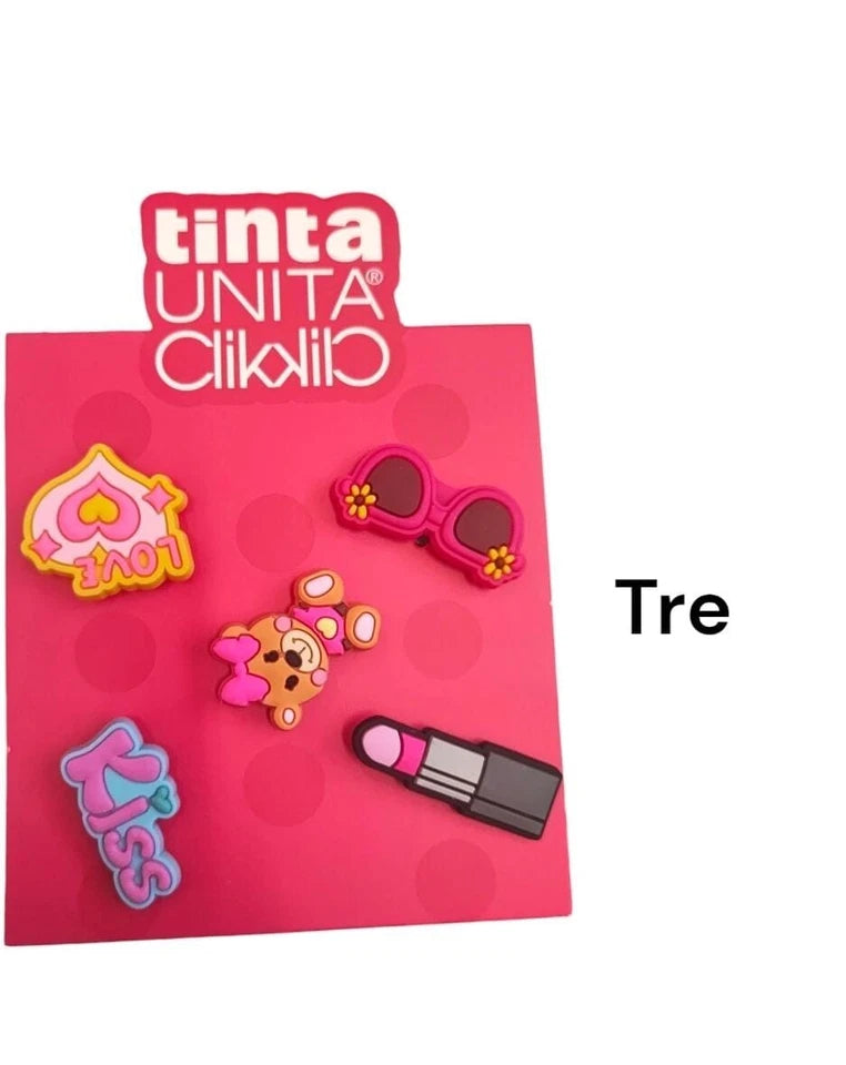 Tinta Unita Click: set da 5 PINS per personalizzare prodotti della linea Click