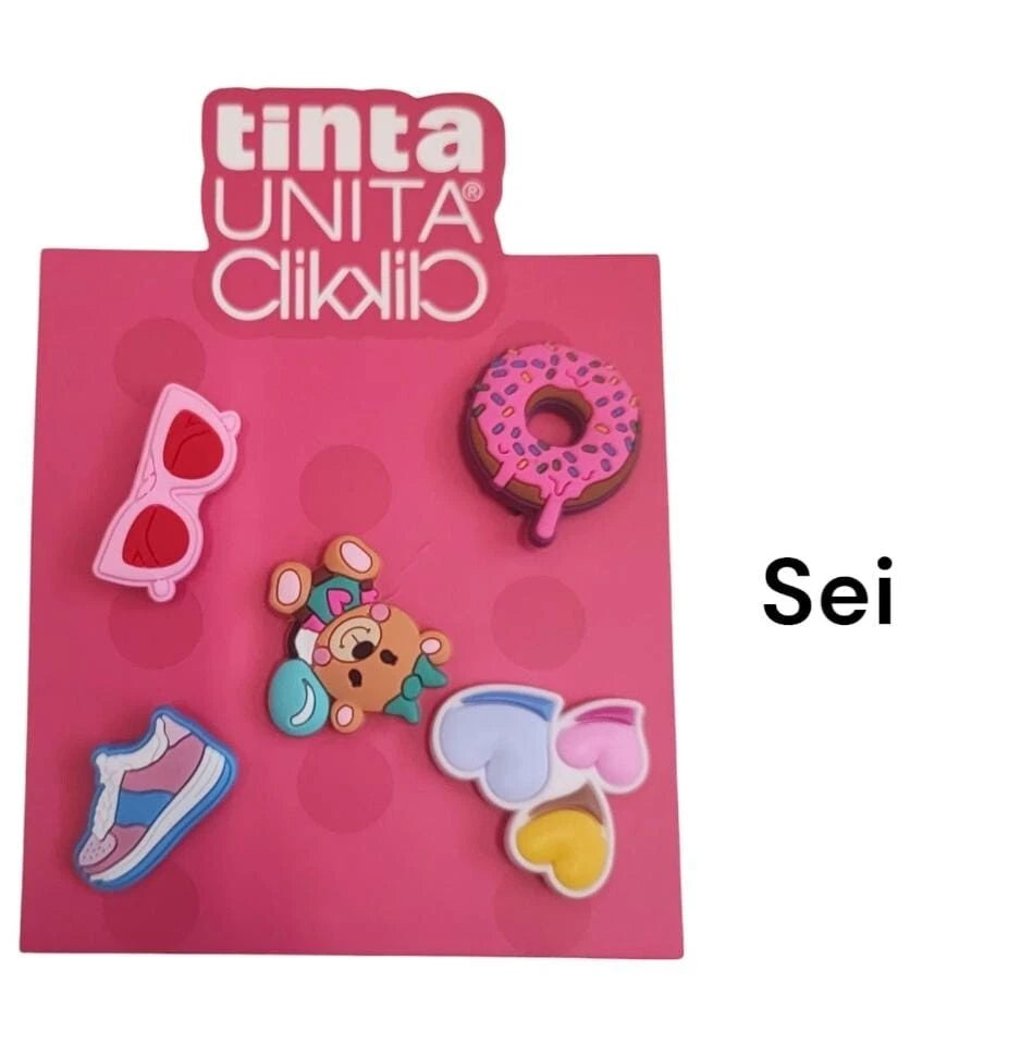 Tinta Unita Click: set da 5 PINS per personalizzare prodotti della linea Click